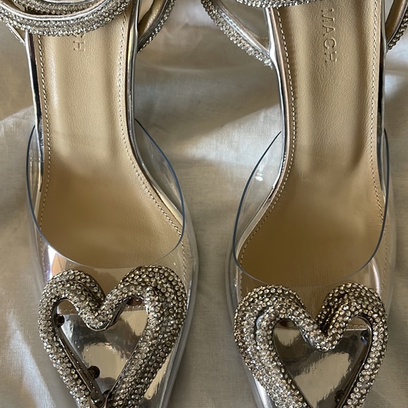 Mach & Mach Triple Heart Pointed Toe Heels - Picture 2 of 5